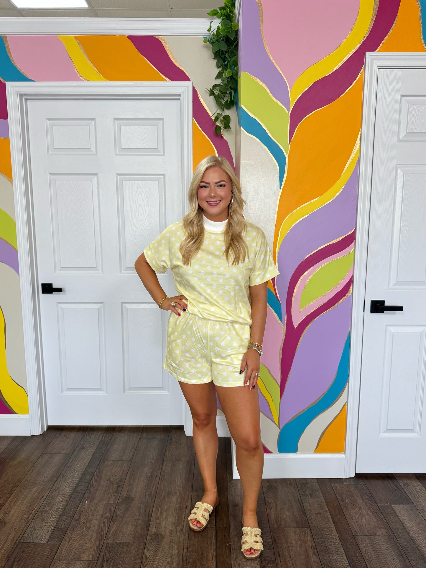 Sunny 2pc Mock Neck Set