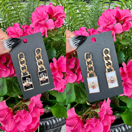 Bee Chain Earrings