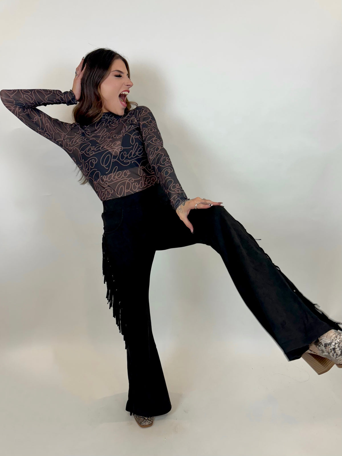 Rodeo Mesh Top
