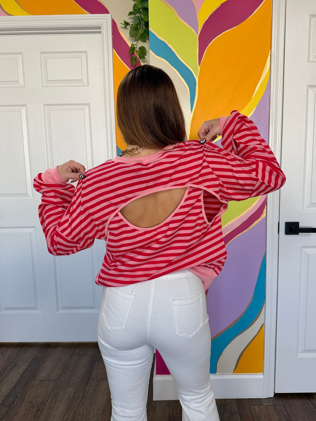 Candy Cut Out Top