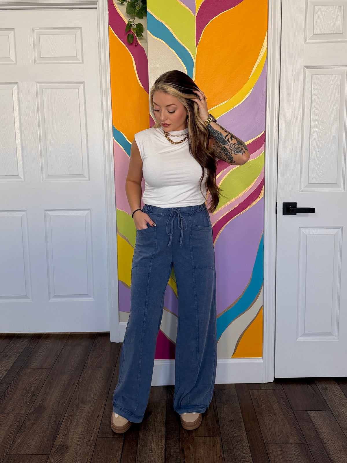 Laid Back Wide Leg Pants