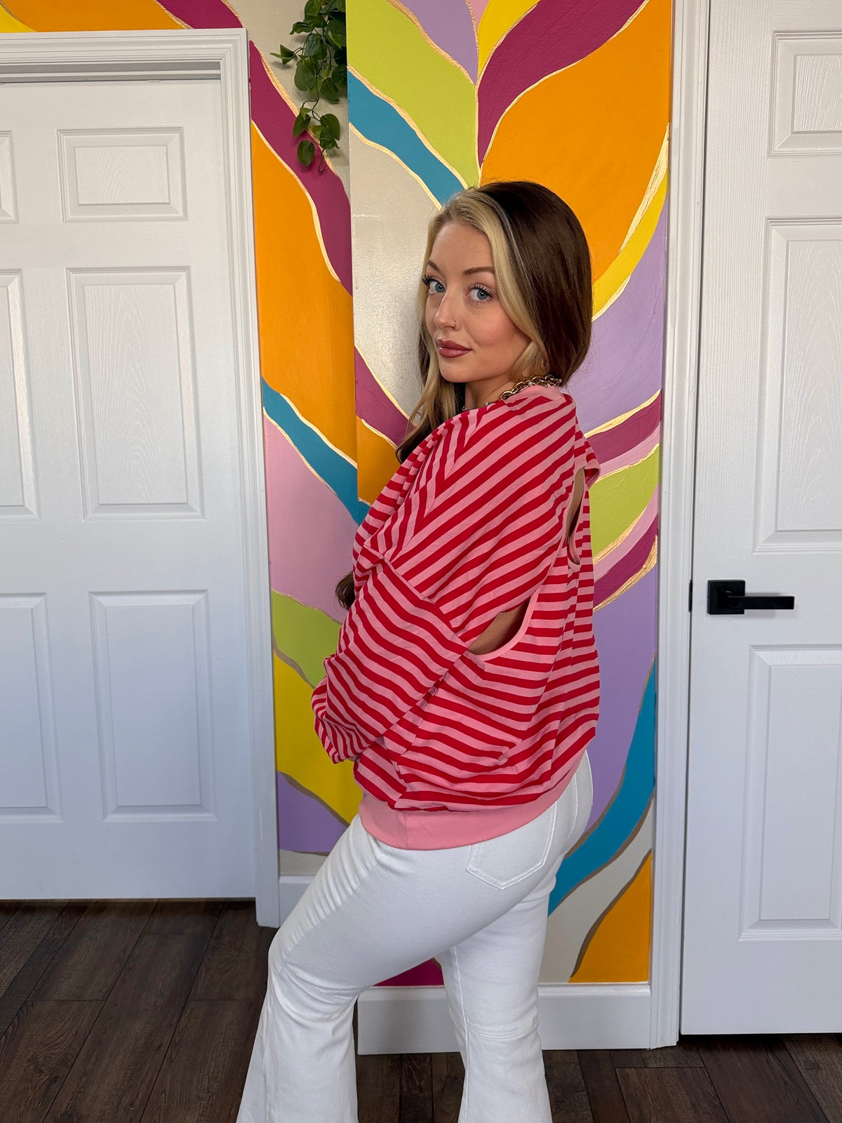 Candy Cut Out Top