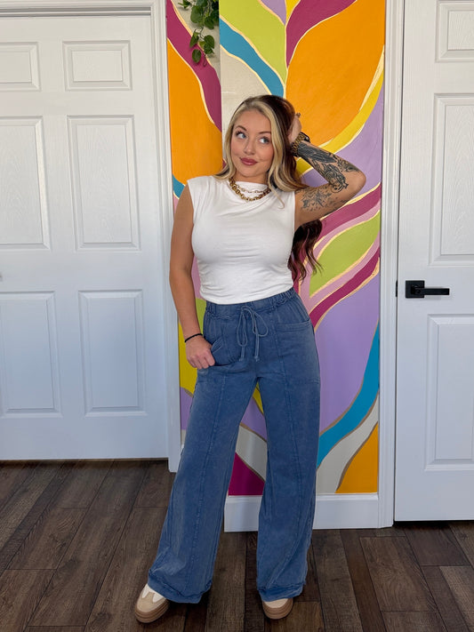 Laid Back Wide Leg Pants