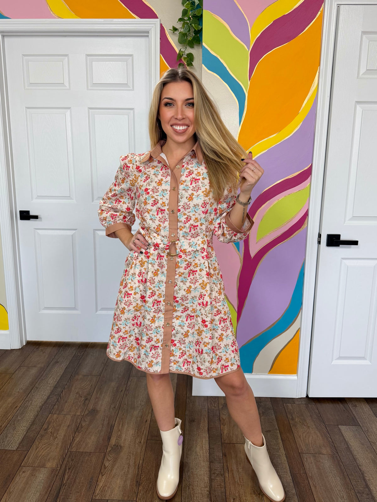 Fall Florals Dress