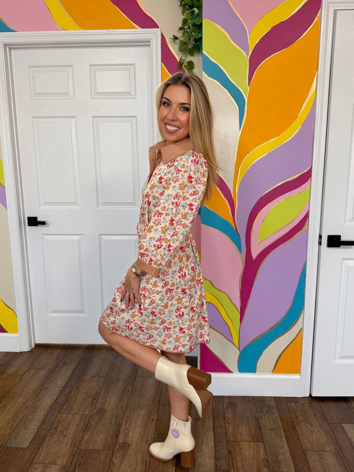 Fall Florals Dress