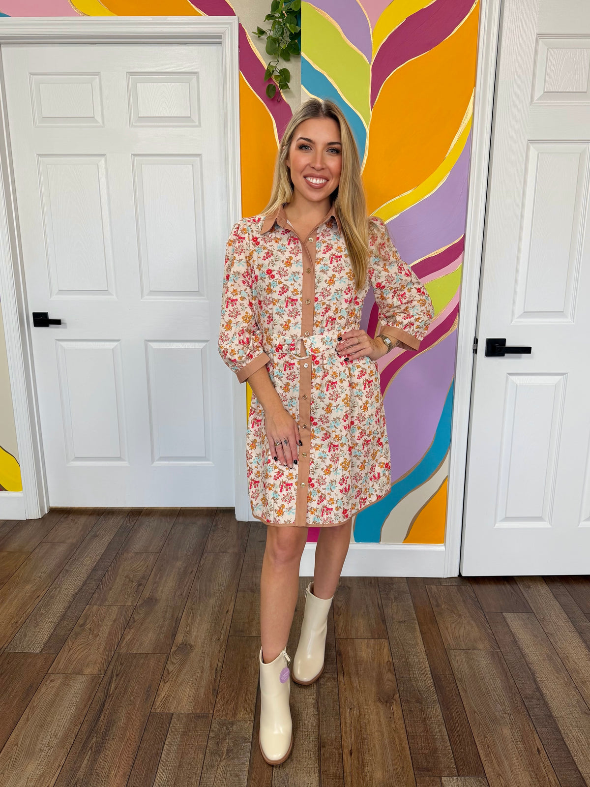 Fall Florals Dress
